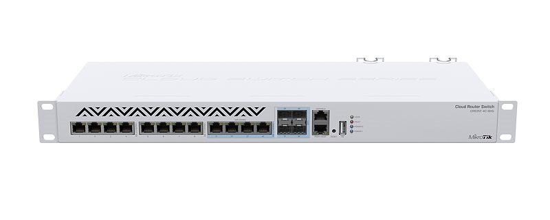 MikroTik CRS312-4C+8XG-RM With 8 X 10Gbps Copper Ethernet And 4 X 10Gbps SFP+ Ports