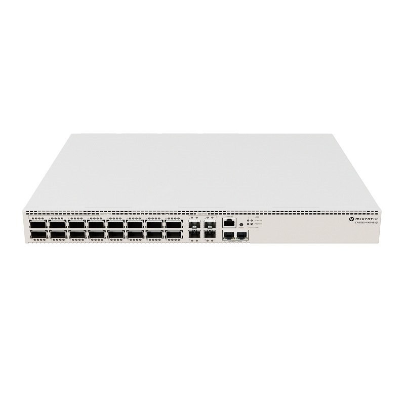 MikroTik CRS520-4XS-16XQ-RM 16 Port 25/100 GBPS Switch With Dual Hot-Swap Power Supplies