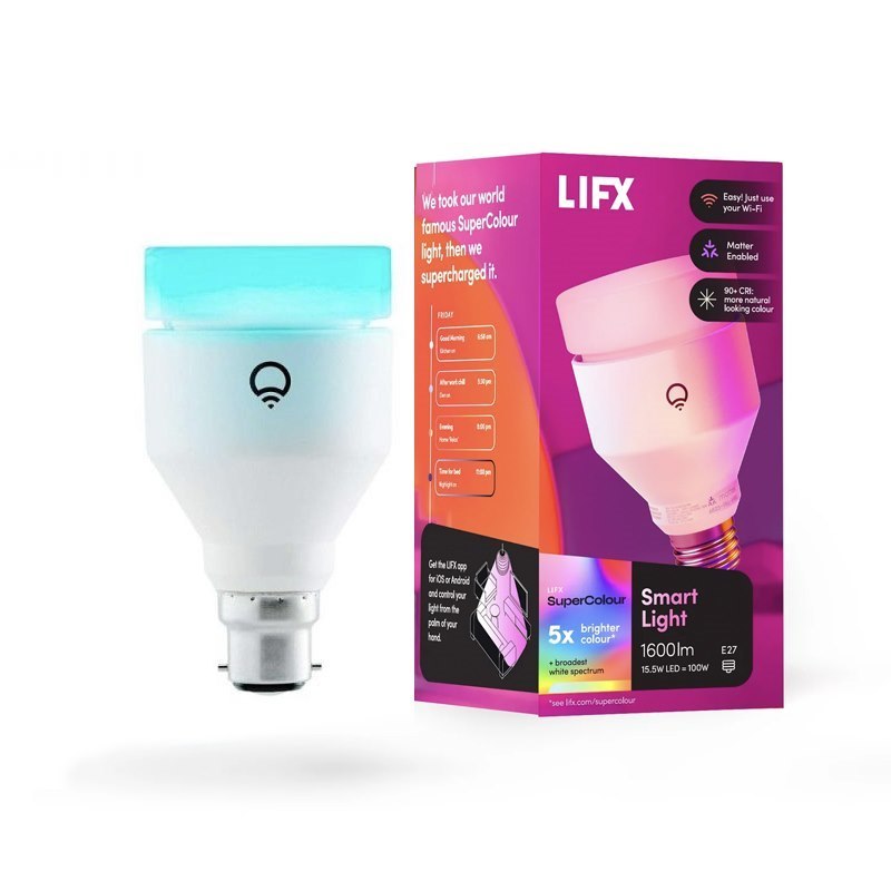 Lifx SuperColor A21 Smart Light 1600 Lumens B22