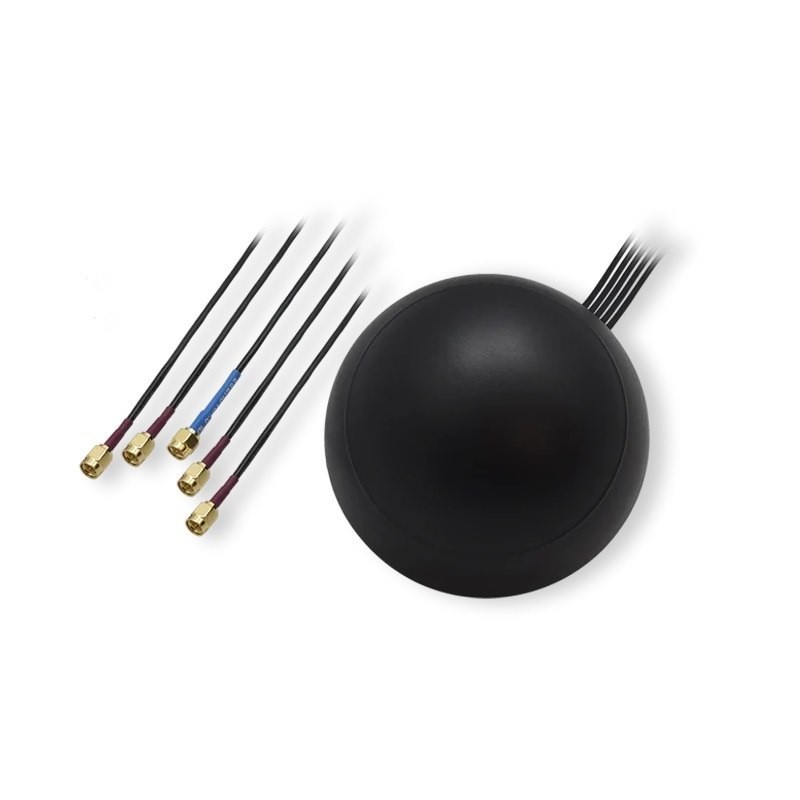 Teltonika Combo Quad 4G Lte Mobile/GNSS Roof Antenna With Sma Connectors