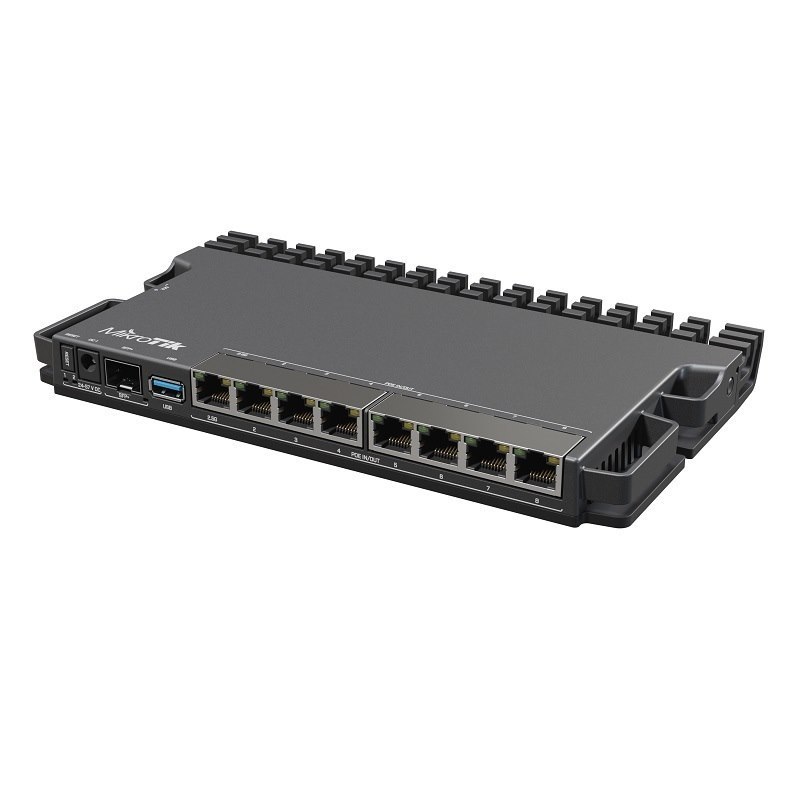 MikroTik RB5009UPr+S+IN Compact Router With 7 X 1GB, 1 X 2.5GB, 1 X 10GB SFP+ And PoE-out