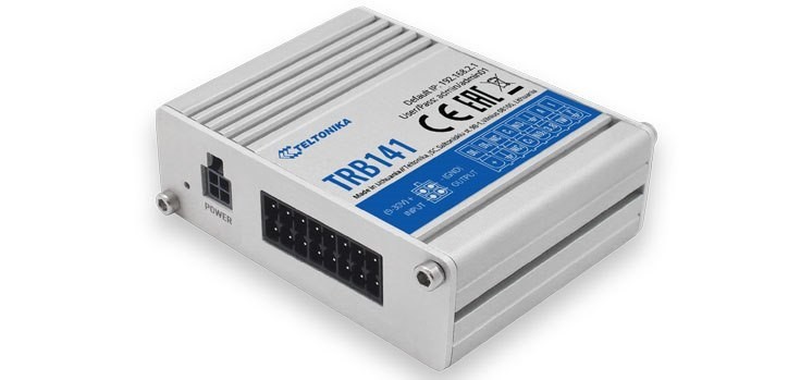 Teltonika TRB141 Industrial I/O To 4G Lte IoT Cellular Gateway