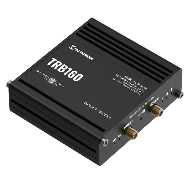 Teltonika TRB160 Industrial Gigabit Ethernet To 4G Lte Cat 6 IoT Gateway