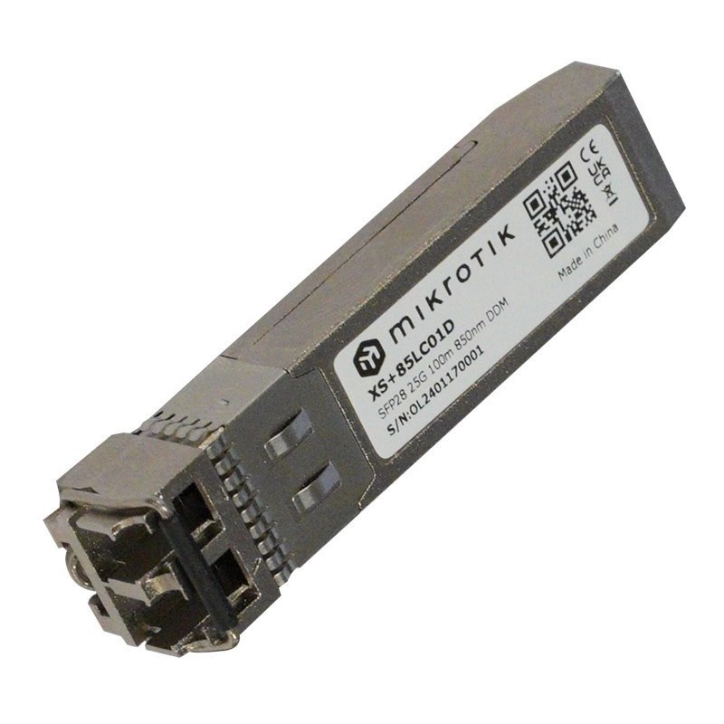 MikroTik SFP28 Fibre Module 10/25G Multi Mode 100M 850NM