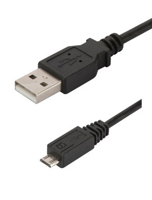 Digitus Ak-300110-018-S Usb-A 2.0 Male To Micro Usb-B Male Cable - 1.8M