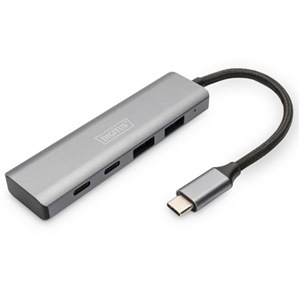 Digitus 4 Port Usb-C Hub 2X Usb-A + 2X Usb-C