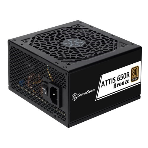 Silverstone Attis 650R 80 Plus Bronze 650W Atx 3.1 Atx Power Supply Fixed Cable