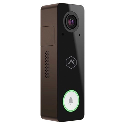 Alarm.com ADC-VDB750 2MP Wi-Fi Video Doorbell Camera, Black and White