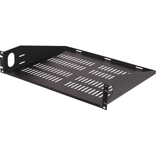 VMP ER-S2UV Vented Rack Shelf with 50lb Load Capacity, 2U RMS