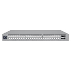 Pro Max 48 PoE, Layer 3 Etherlighting™ switch with 2.5 GbE and PoE++ output.