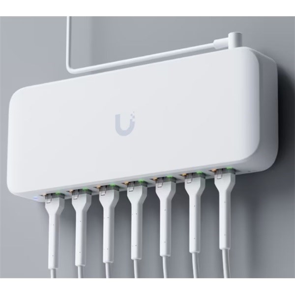 Ultra 60W, A compact, Layer 2, 8-port GbE PoE switch with versatile mounting options.