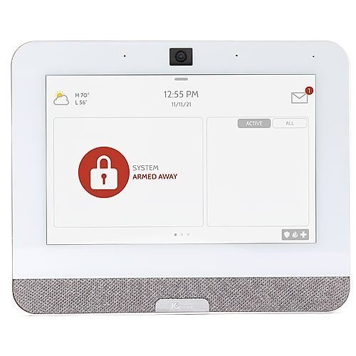 Qolsys IQP4009 IQ Panel Security/Home Automation Control Panel, PowerG, 345MHz, 7" all-in-One Touchscreen, Telus, White