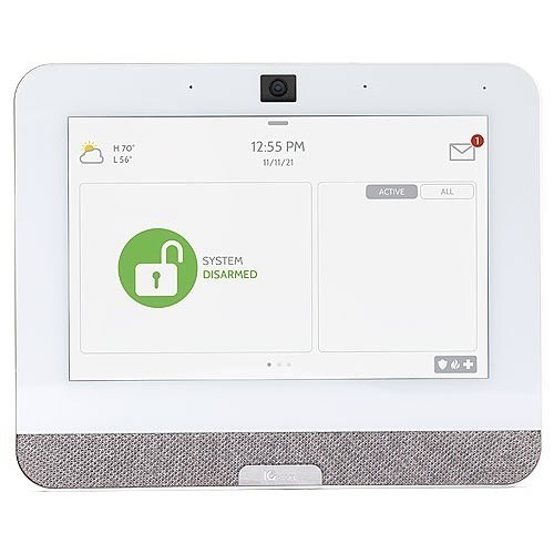 Qolsys IQP4009 IQ Panel Security/Home Automation Control Panel, PowerG, 345MHz, 7" all-in-One Touchscreen, Telus, White