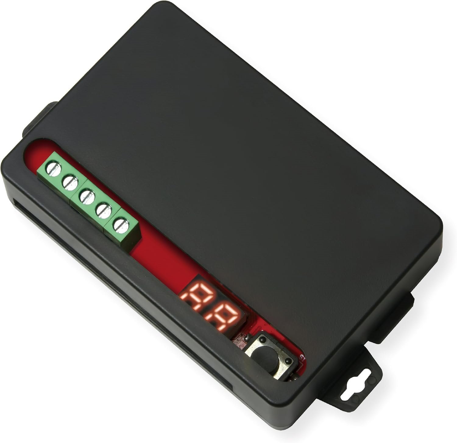 Seco-Larm SK-910RD1 RF Receiver, 1-Channel; 10-24 VAC/VDC, Range up to 500 feet or up to 1,000 feet with Optional Extended Range Antenna; Pushbutton Programming