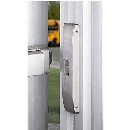 HES 9600-12/24-630-LBM 9600 Series Surface Mounted Electric Strike with Latchbolt Monitor, Windstorm Resistant, Satin Stainless Steel