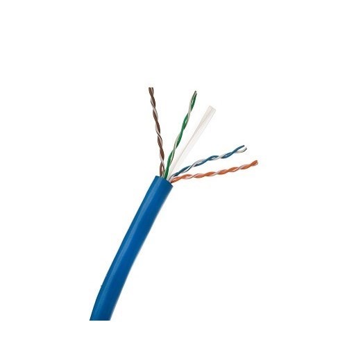 Wirepath SP-CAT6A-1000-BLU CAT6a Unshielded Wire, 550MHz, 1000' Spool, Blue