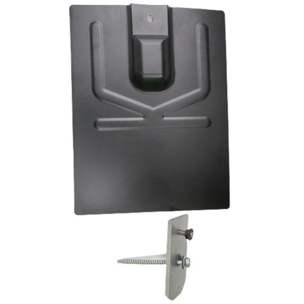  Kinetic Flashing Kit with Single 4" Self Drilling Lag Bolt, Mounting block, self-drilling lag screw, neoprene washer, hex nut