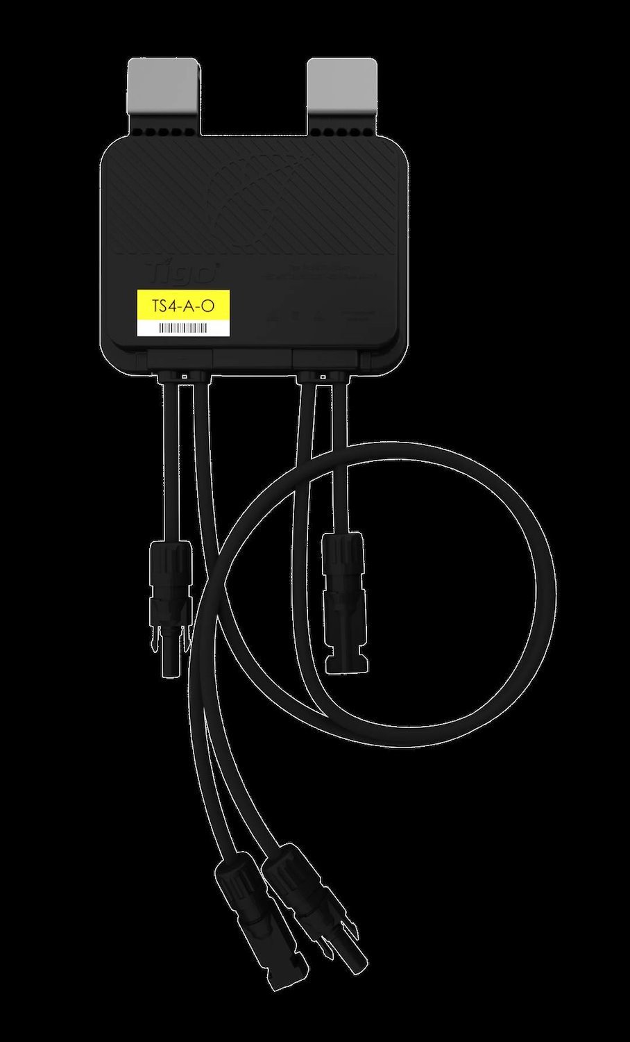 Tigo string optimizer TS4-A-O with rapid shut down. Up to 700W, Reg. cables (0,12/1,2m)