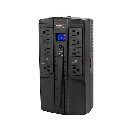 WattBox WB-OVRC-UPS-850-8 UPS Battery Pack for IP Power Conditioners, 850VA, 8-Outlets