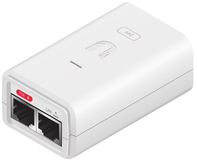 Ubiquiti PoE Injector, 24VDC, 0.3A, Gigabit
