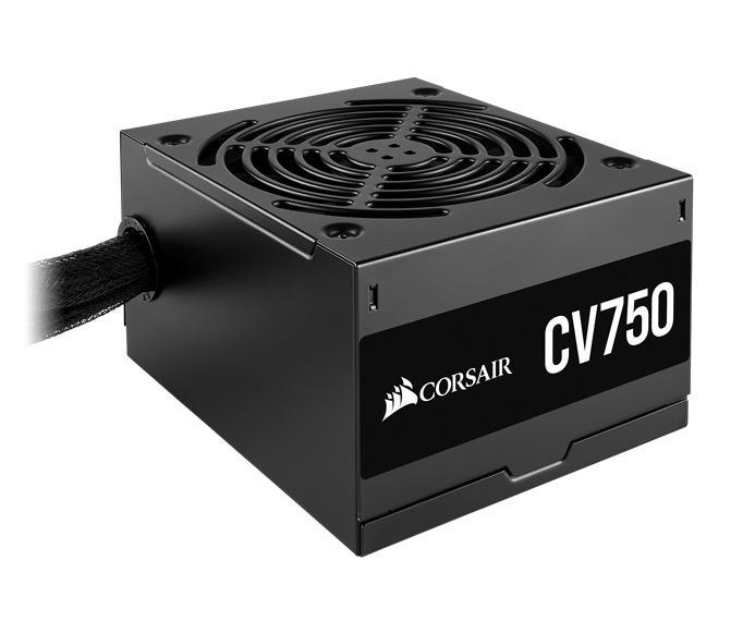 Corsair 750W CV Series CV750, 80 Plus Bronze Certified, Up To 88% Efficiency, Compact 125MM Design Easy Fit And Airflow, Atx, Psu (LS)