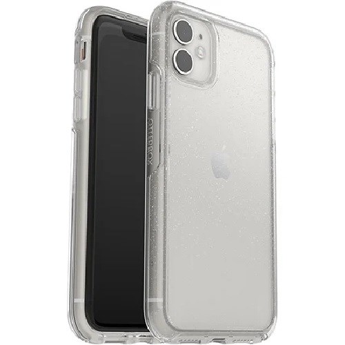OtterBox Apple iPhone 11 Symmetry Series Clear Case - Stardust (Glitter) (77-62475), 3X Military Standard Drop Protection, Durable Protection