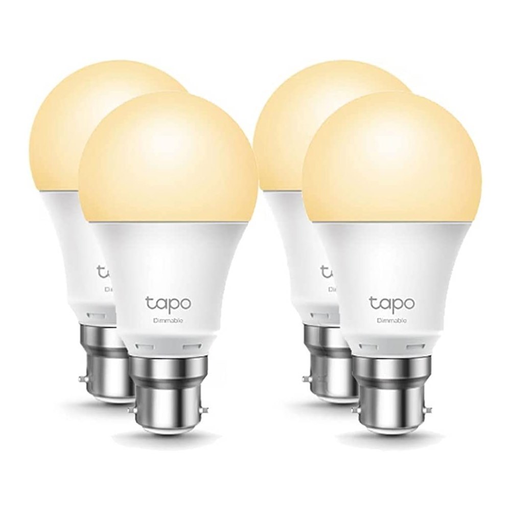 Tp-Link Tapo L510E(4-Pack) Smart Wi-Fi Led Light Bulb, Dimmable Edison Screw E27, 2YR