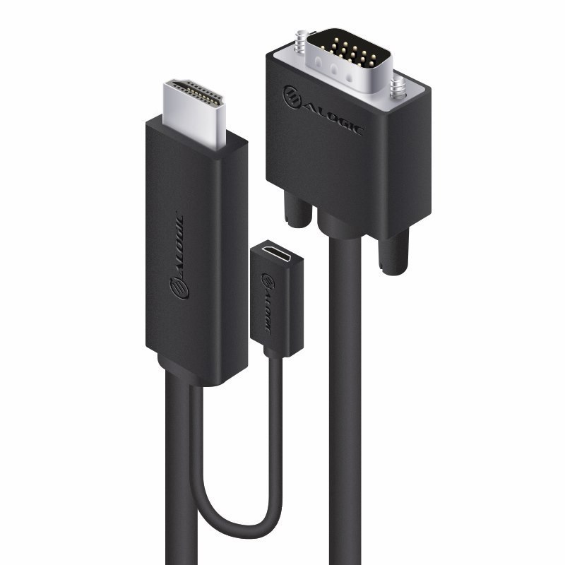 Alogic 1M Hdmi To Vga Cable With Usb Power