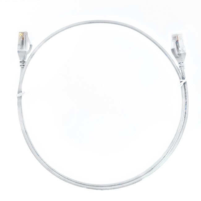 4Cabling 3m CAT6 Ultra Thin LSZH Ethernet Network Cable | White