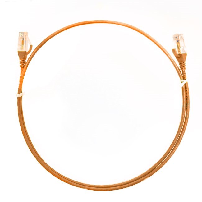 4Cabling 3m CAT6 Ultra Thin LSZH Ethernet Network Cable | Orange