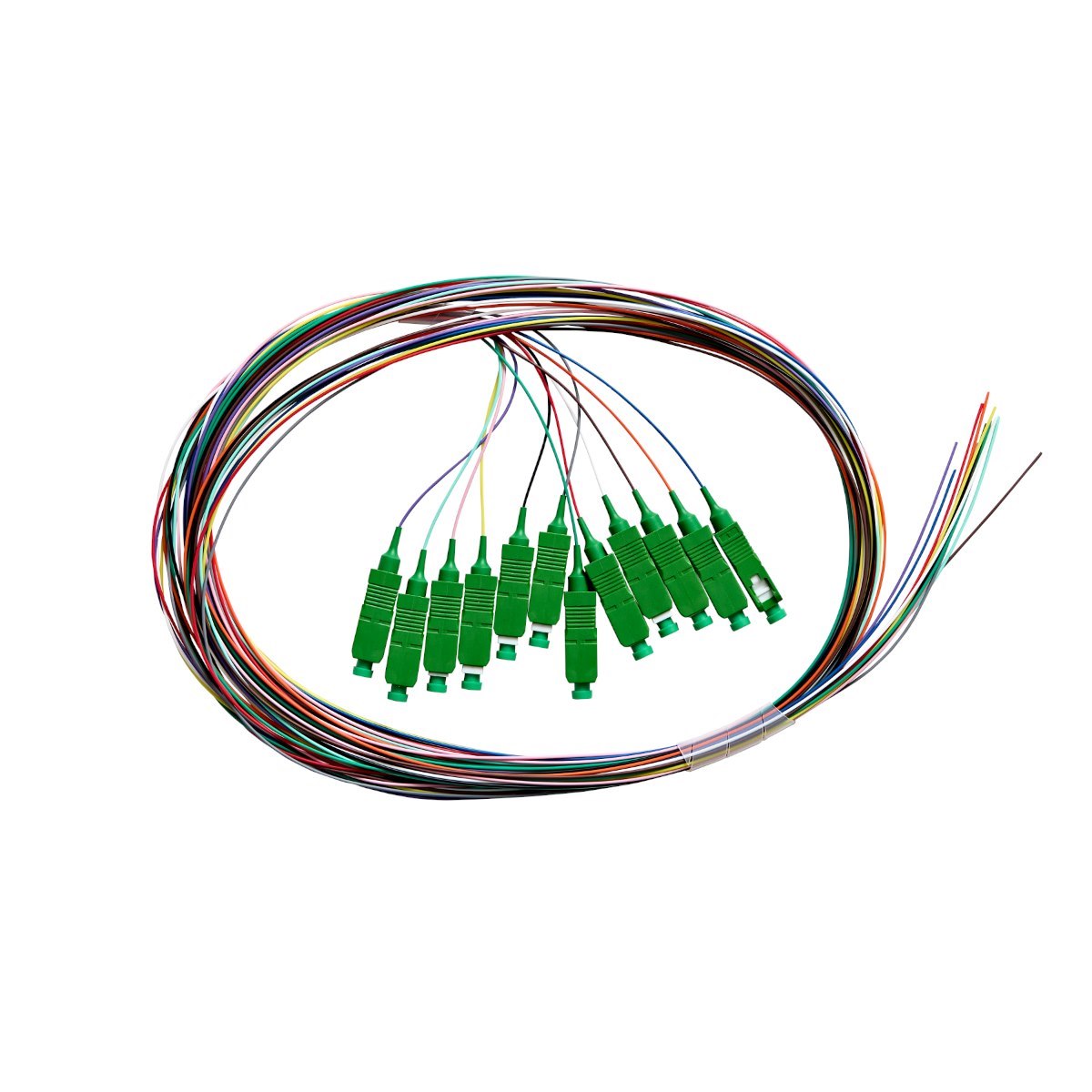 4Cabling 2M Fibre Pigtail Sc/Apc Os1/Os2 Singlemode | 12 Pack