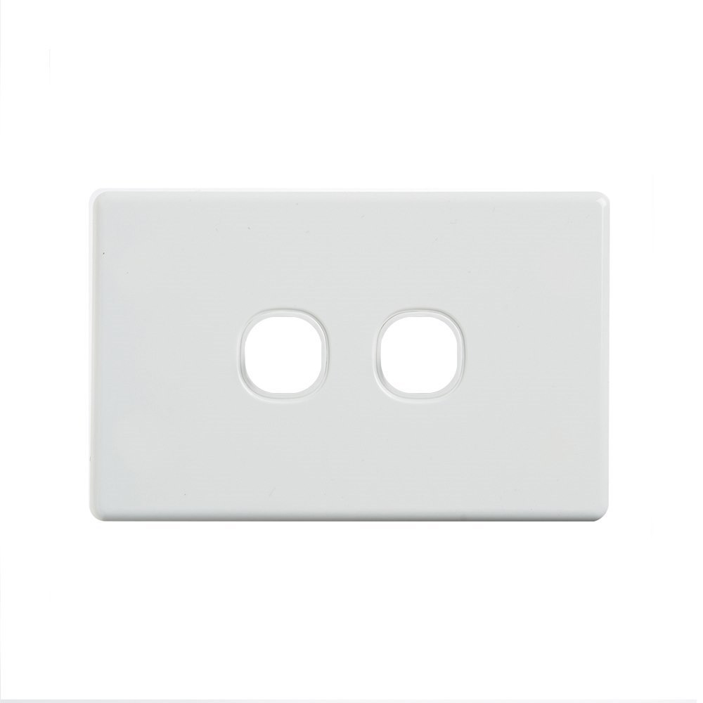 4Cabling 4C | Classic 2 Gang Switch Cover - White