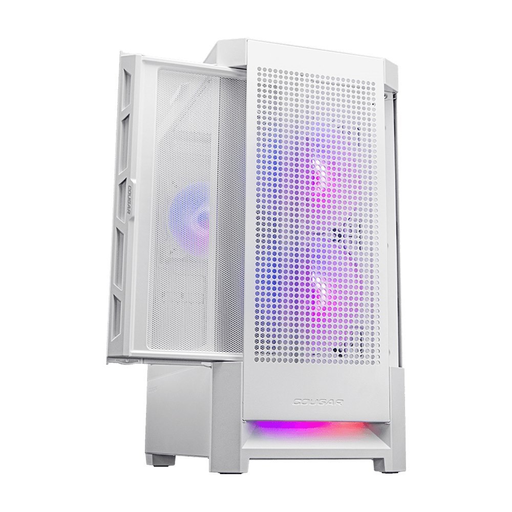 Cougar Duoface RGB White CGR-5ZD1W-RGB Midi Argb Case