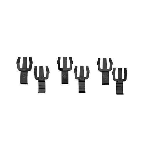 Realwear Hard Hat Clips For HMT-1 And RealWear Navigator 500 Series, Msa Front Brim, Easy To Clip Into The Hard Hat Accessory Slots, (3 Pairs)