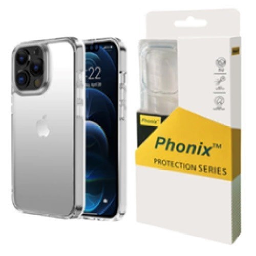 Phonix Apple iPhone 15 (6.1') Clear Rock Shockproof Case - Enhanced Durability, Slim, Lightweight, Shields Your Phone From Scratches, Sleek