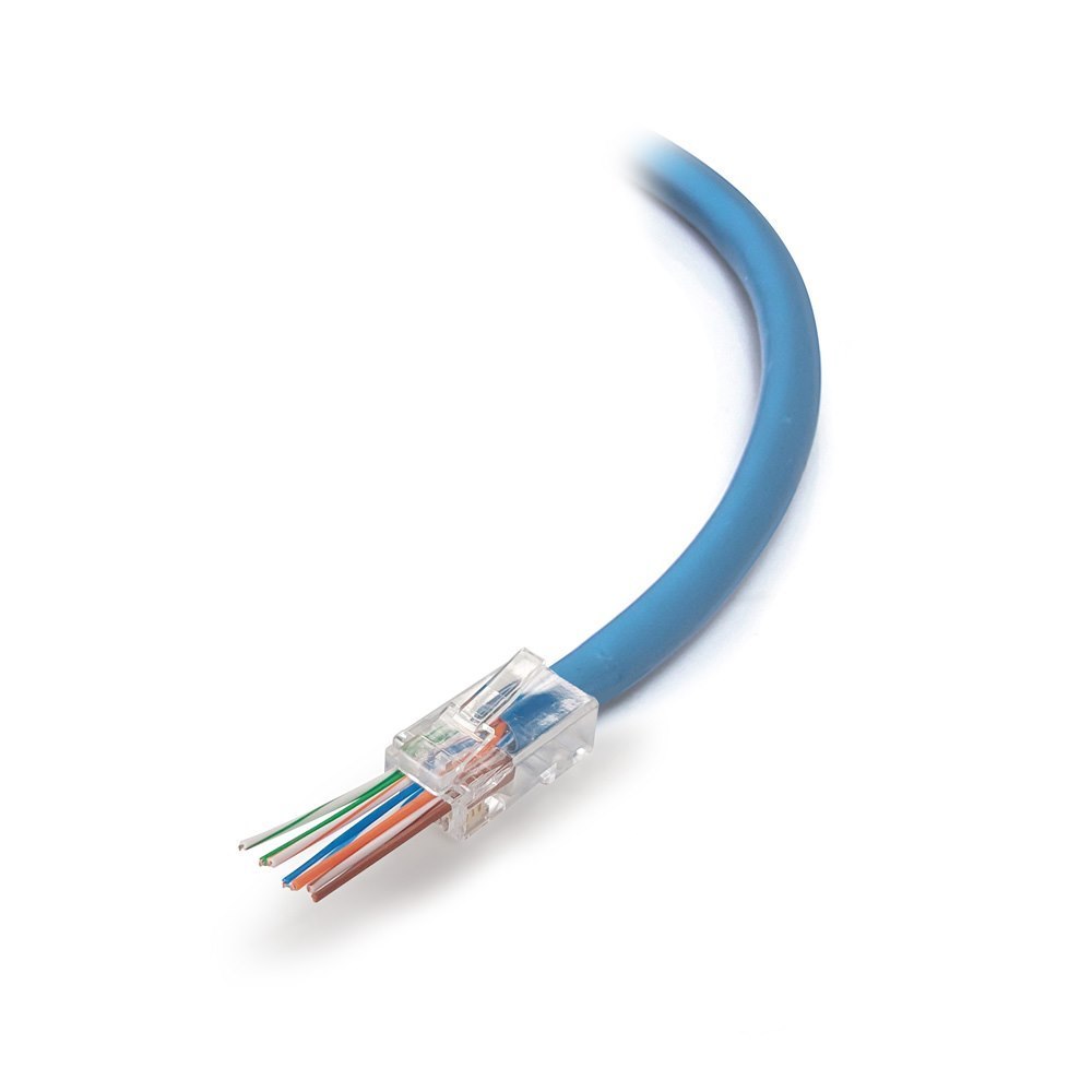 ServerEdge RJ45 Cat6 PT Series Pass Through Connector-Pack Of 50