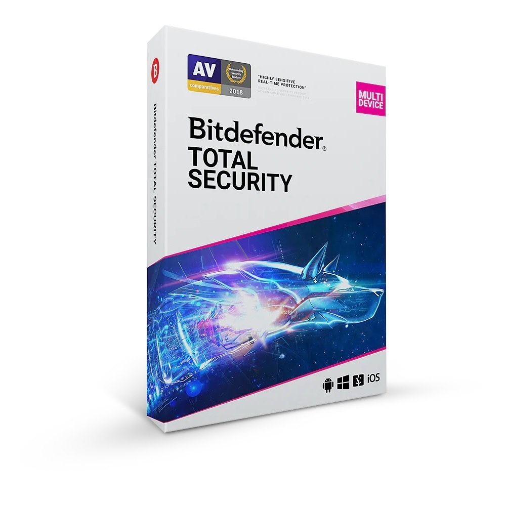 Bitdefender Total Security + VPN (10 Devices 2 Year) Lic Key