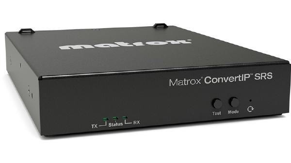 Matrox ConvertIP SRS Smpte 2110 And Ipmx To Sdi Transmitter/Receiver. 3 YR WTY