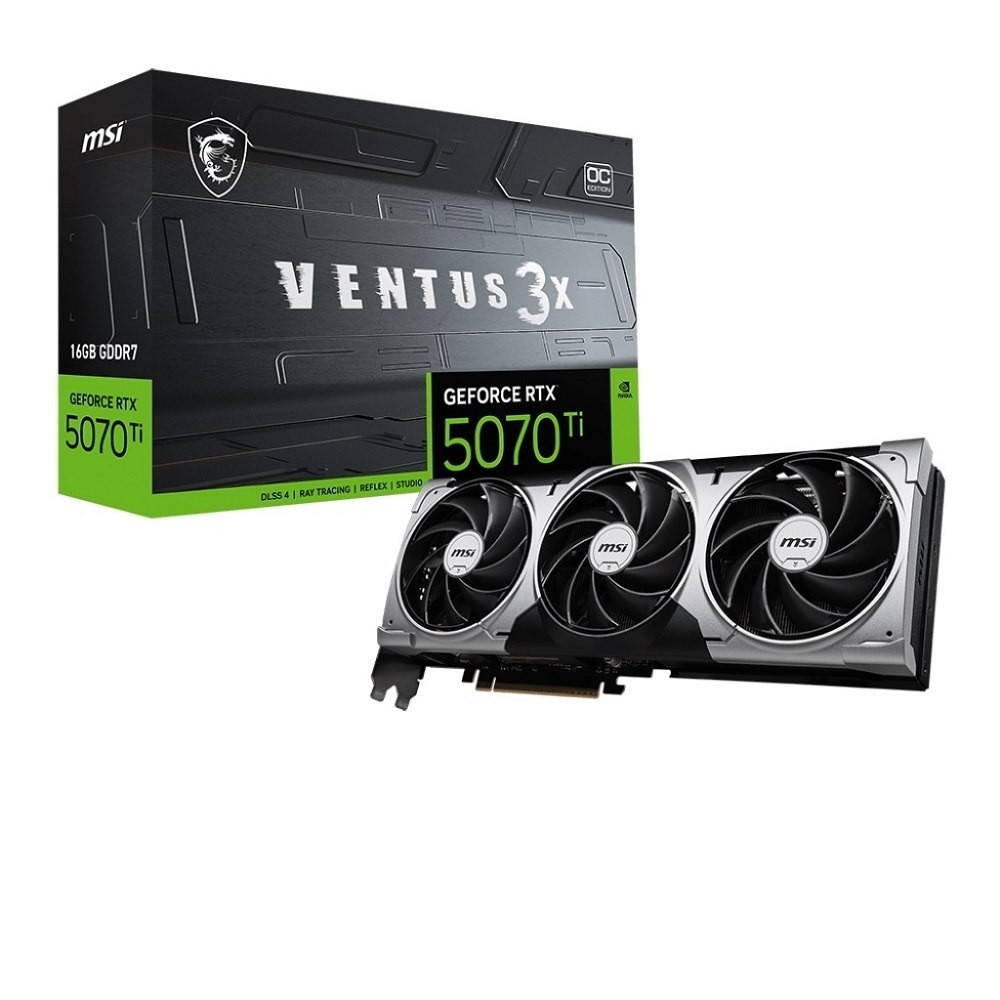 Msi GeForce RTX 5070 Ti 16G Ventus 3X Oc RTX5070 Ti Video Card