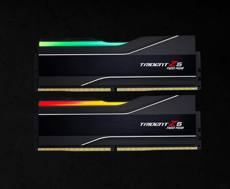 G.Skill F5-6000J2636H24GX2-TZ5NR 48GB (2 X 24GB)/ Amd Expo/ DDR5 6000 MT/s/ Timings 26-36-36-96/Voltage 1.45V/ Heatsink TZ5 Neo RGB