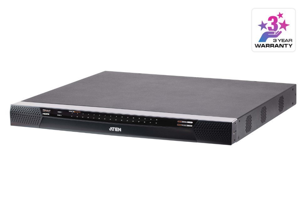 Aten 1-Local/2-Remote Access 32-Port Multi-Interface Cat 5 KVM Over Ip Switch