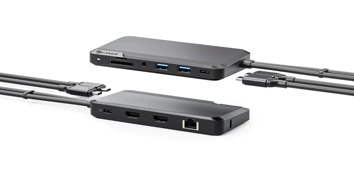 Alogic Portable Dock For Mac - 10-In-1 With Dual Display 4K 60Hz Support - Dark Grey