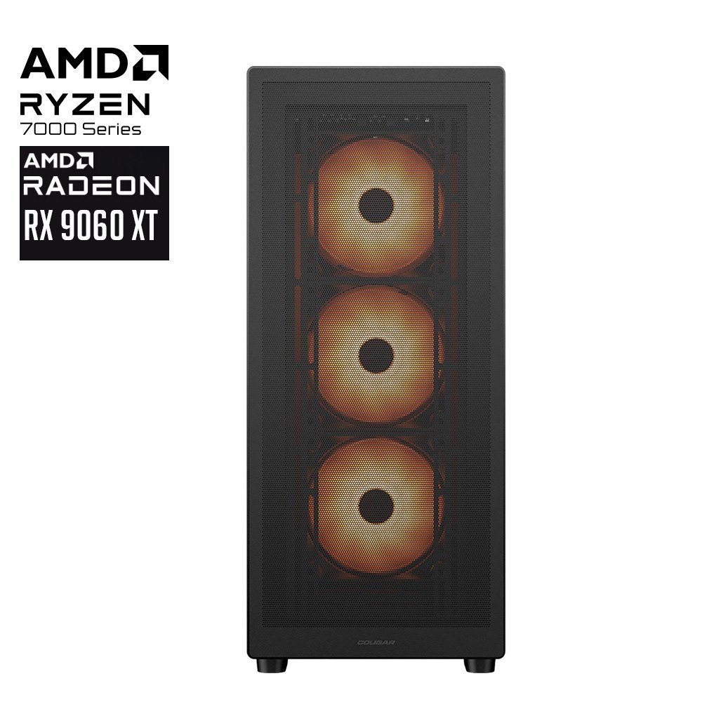 Custom Amd Guardian Ryzen 5 7500F RX9060XT Gaming PC 1T SSD 32G