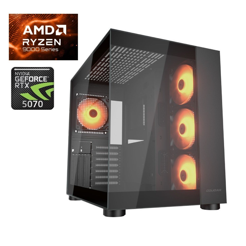Custom Amd Guardian Ryzen 7 9700X RTX5070 Gaming PC 2T SSD 32G