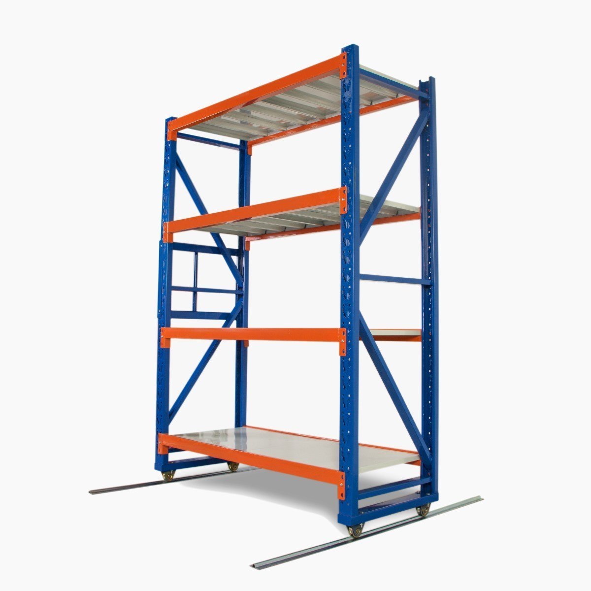 United Storage Heavy Duty Mobile Shelving 2400H X 1200W X 600D