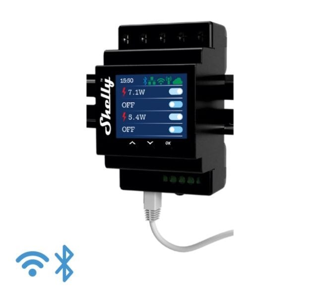 Shelly 4PM Pro 4 Circuit Din Rail Wi-Fi Relay Switch With Power Metering