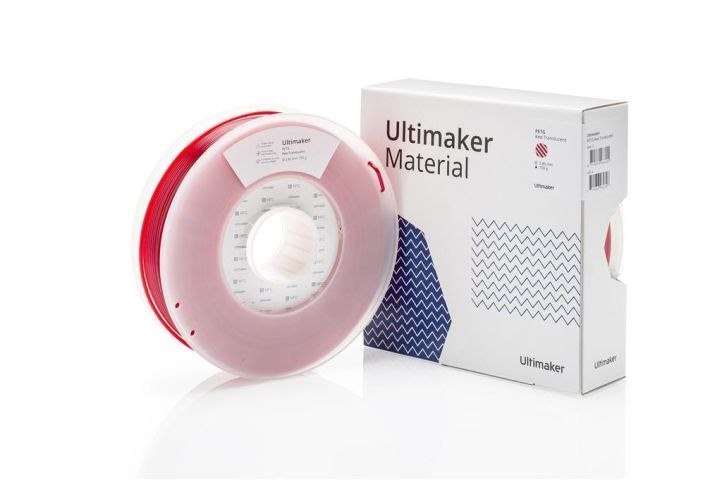 Ultimaker Um Petg Red Translucent Packaged Box