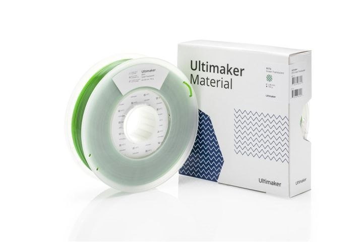 Ultimaker Um Petg Green Translucent Packaged Box
