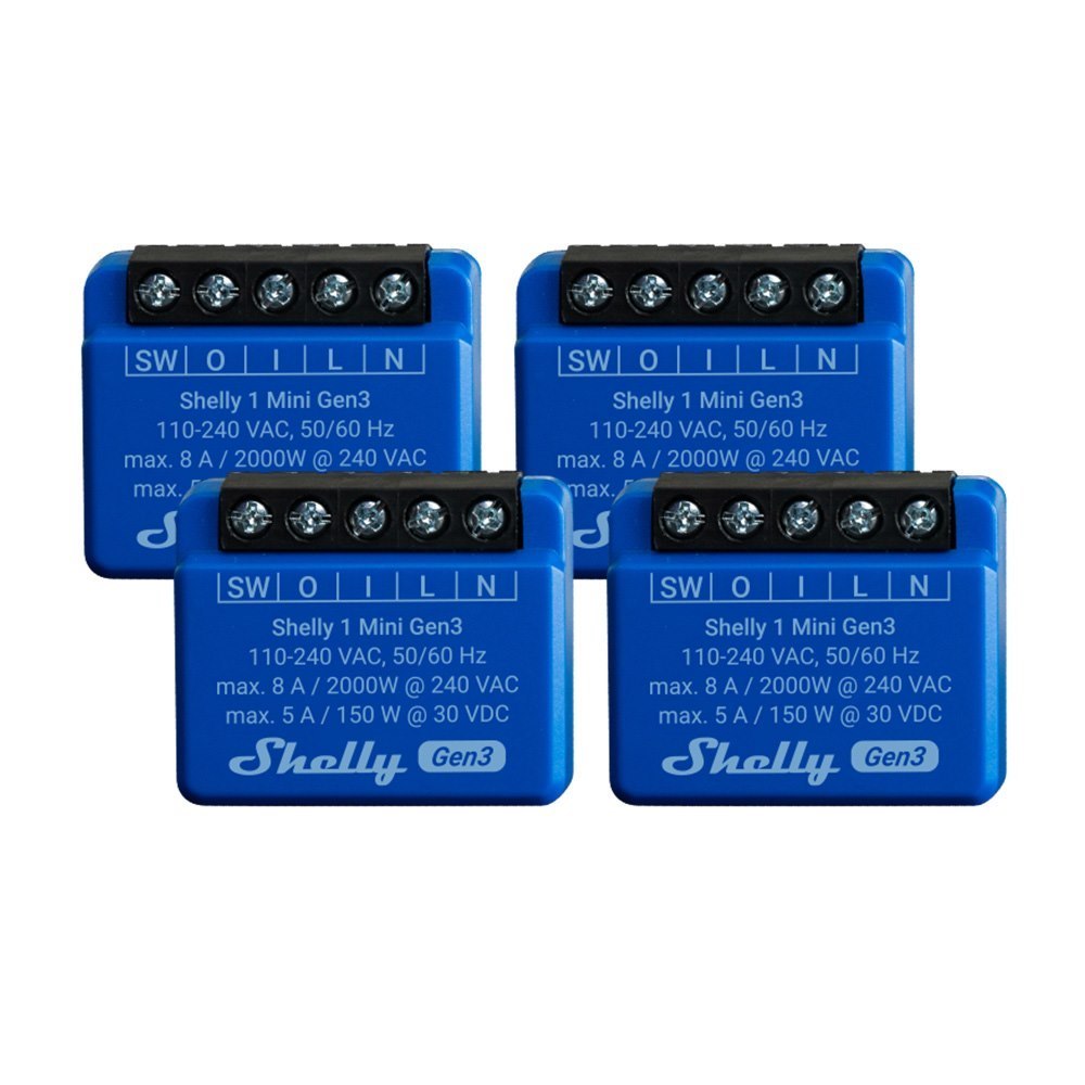 Shelly 1 Mini Gen 3 Kits