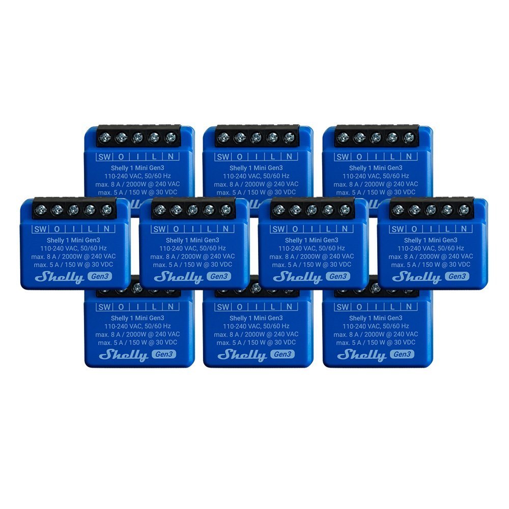 Shelly 1 Mini Gen 3 Kits